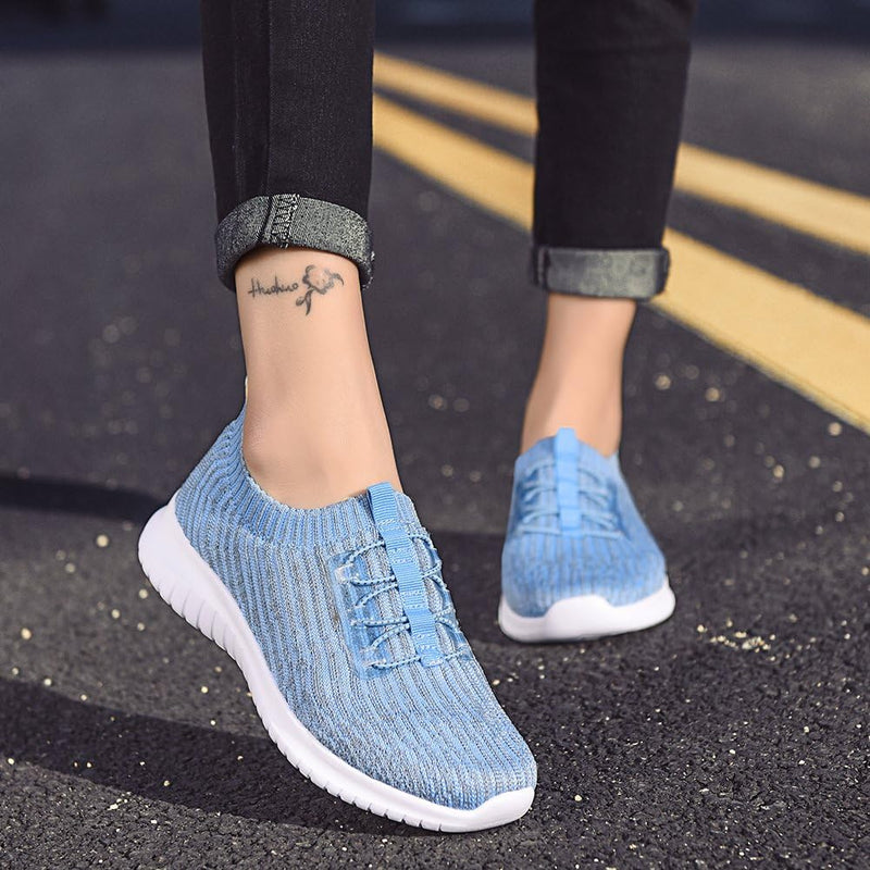 Women'S Comfortable Walking Shoes - Tennis Athletic Casual Slip on Sneakers