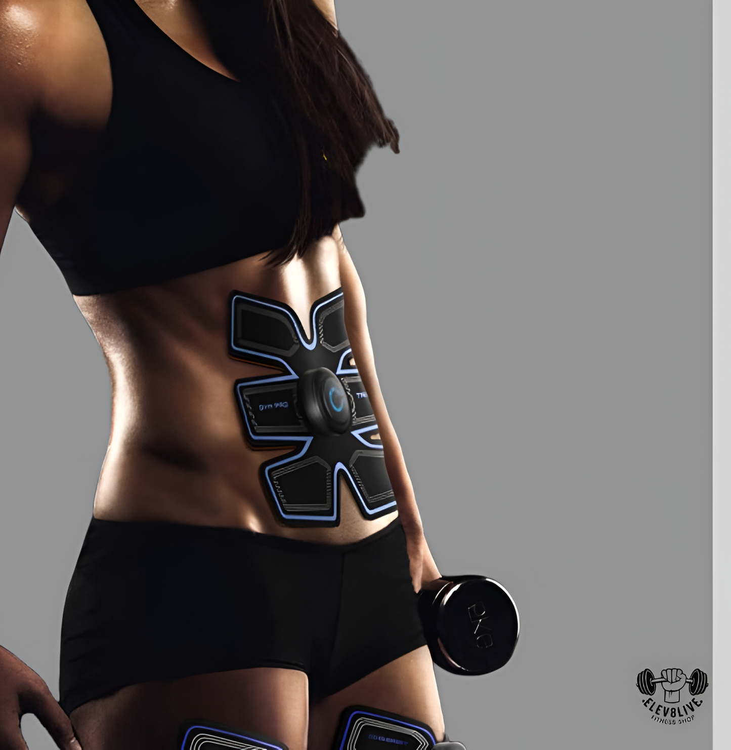 Premium EMS Muscle Stimulator – Abdominal Toning Belt & Abs Trainer