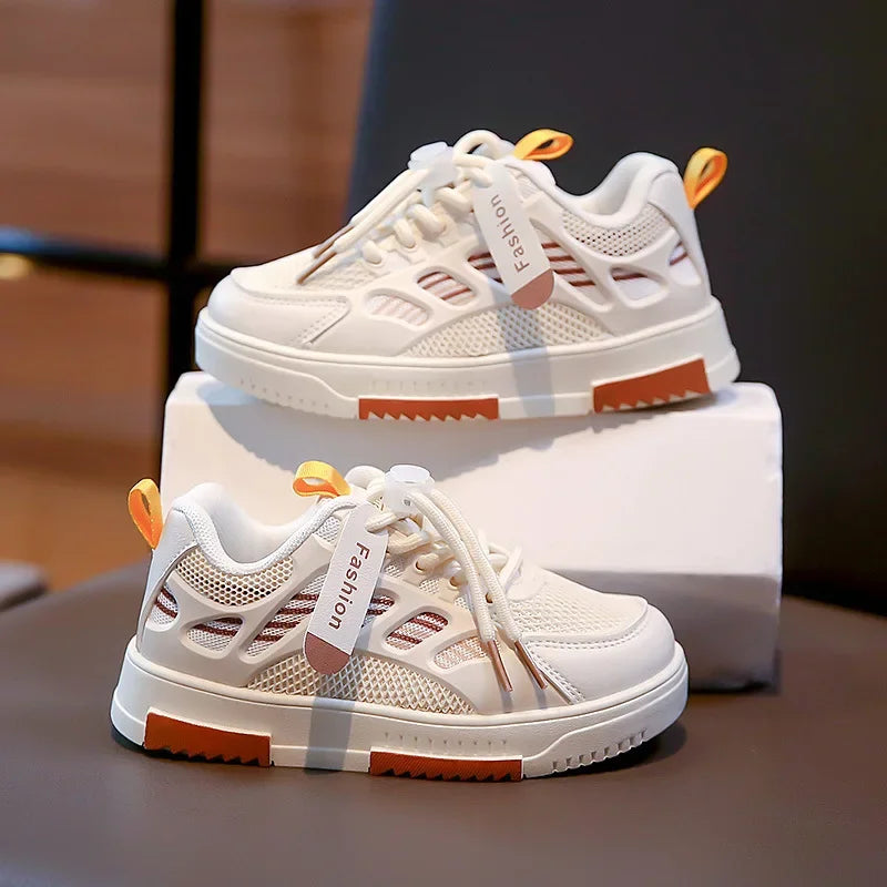 Boys Sneakers Girls Breathable Sport Shoes for Kids Children Autumn Non-Slip Casual Student Shoes Outdoor Footwears Basket Shoes