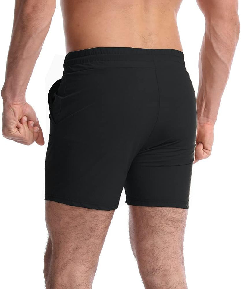 Men'S Athletic Gym Shorts Workout Short Shorts Running Shorts Bodybuilding Short
