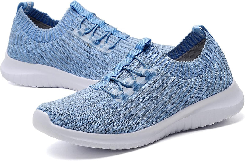Women'S Comfortable Walking Shoes - Tennis Athletic Casual Slip on Sneakers
