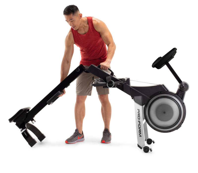 750R; Rower with 5” Display, Built - In Tablet Holder and Spacesaver Design - elev8life
