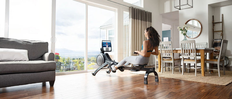 750R; Rower with 5” Display, Built - In Tablet Holder and Spacesaver Design - elev8life