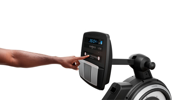 750R; Rower with 5” Display, Built - In Tablet Holder and Spacesaver Design - elev8life