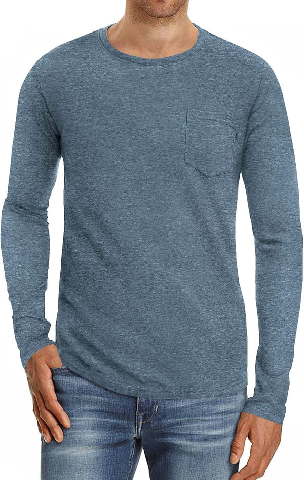 Men'S Fashion Casual Workwear Pocket Short Sleeve T-Shirt