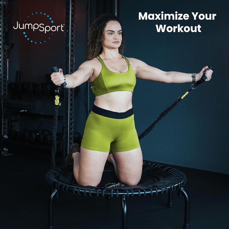 39" Essential Fitness Trampoline | Model 220, 230, 250 | Exercise Trampoline | 30 Low-Impact Bungees