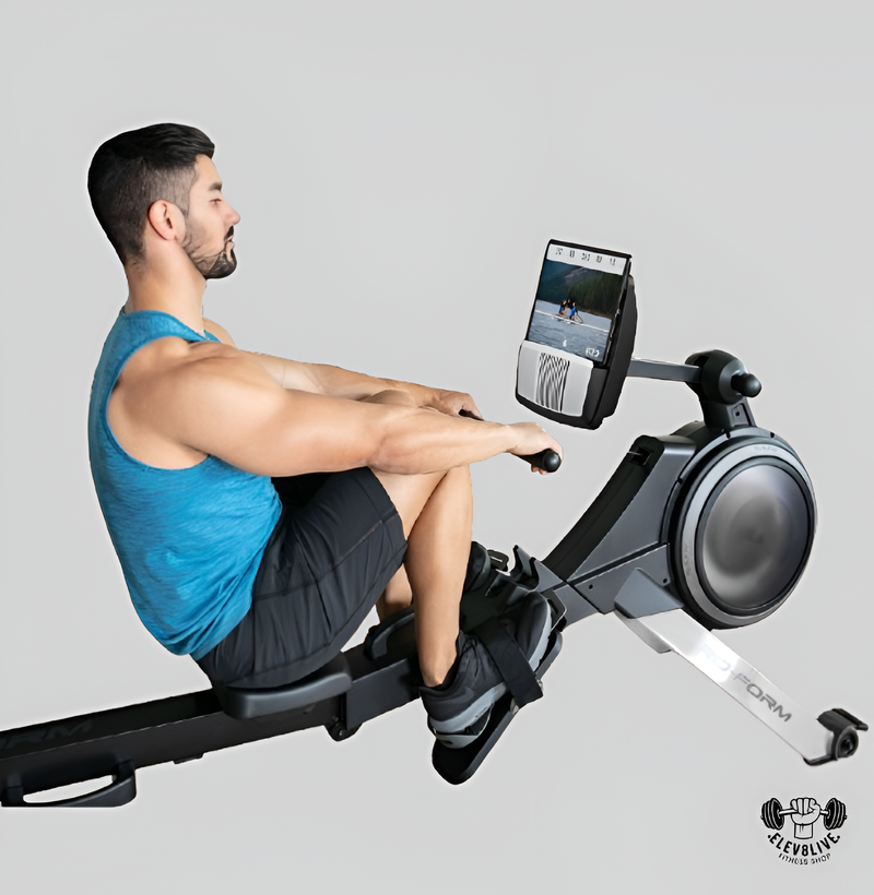 750R; Rower with 5” Display, Built-In Tablet Holder and Spacesaver Design