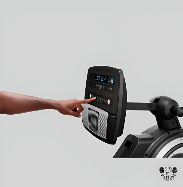 750R; Rower with 5” Display, Built-In Tablet Holder and Spacesaver Design