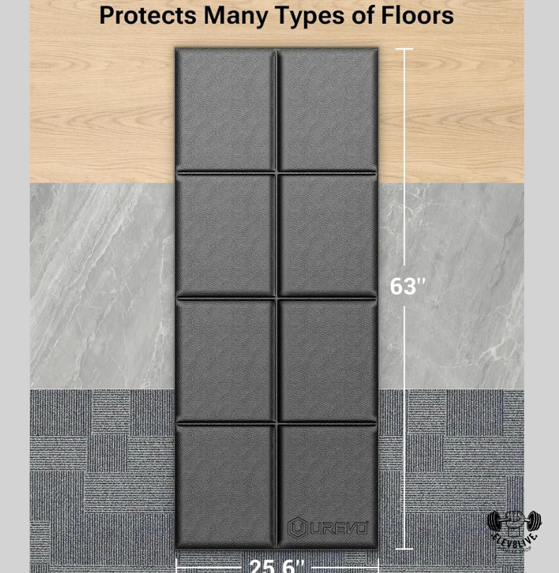Foldable Non-Slip Treadmill & Exercise Bike Mat