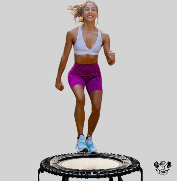 39" Essential Fitness Trampoline – Low-Impact Exercise Rebounder with 30 Bungees