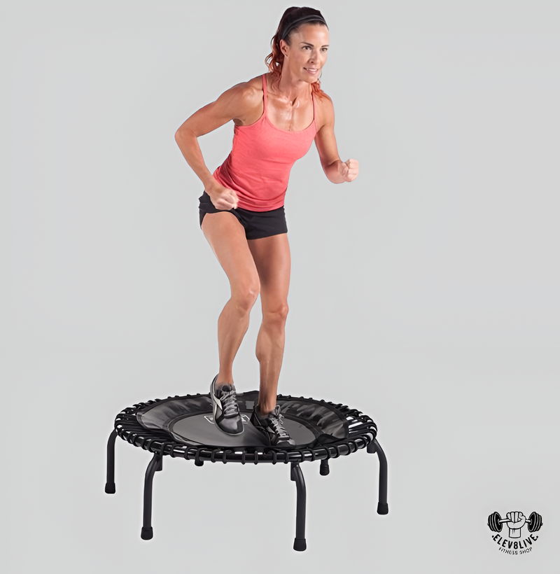 39" Essential Fitness Trampoline – Low-Impact Exercise Rebounder with 30 Bungees