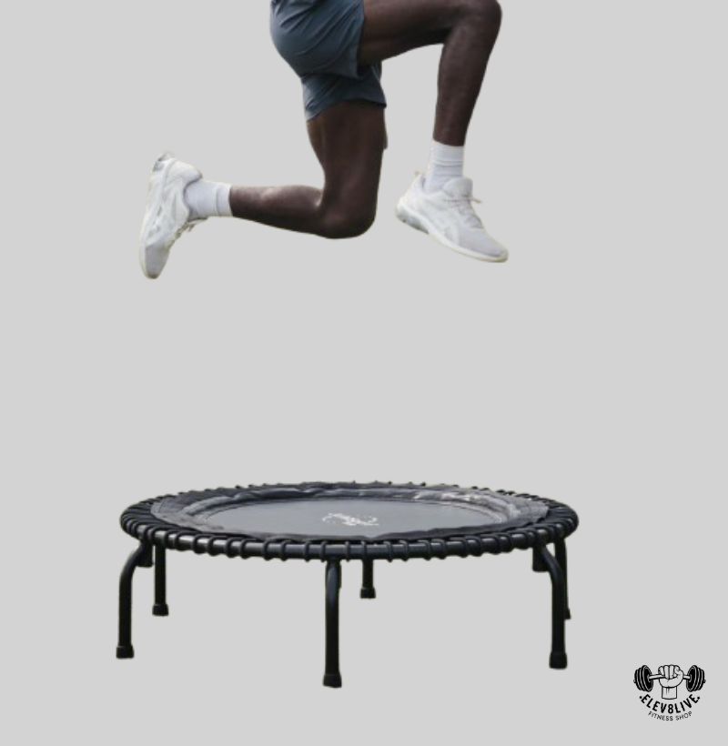 39" Essential Fitness Trampoline – Low-Impact Exercise Rebounder with 30 Bungees