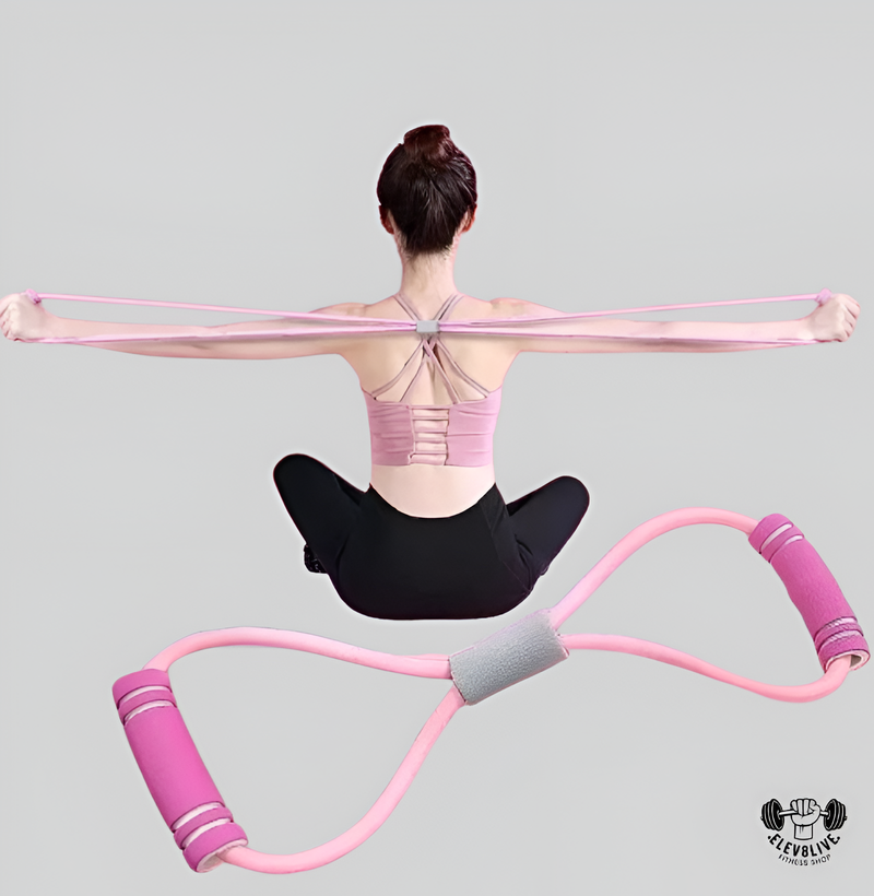 Resistance Bands with Foam Handles – Home Workout & Yoga Fitness Accessories