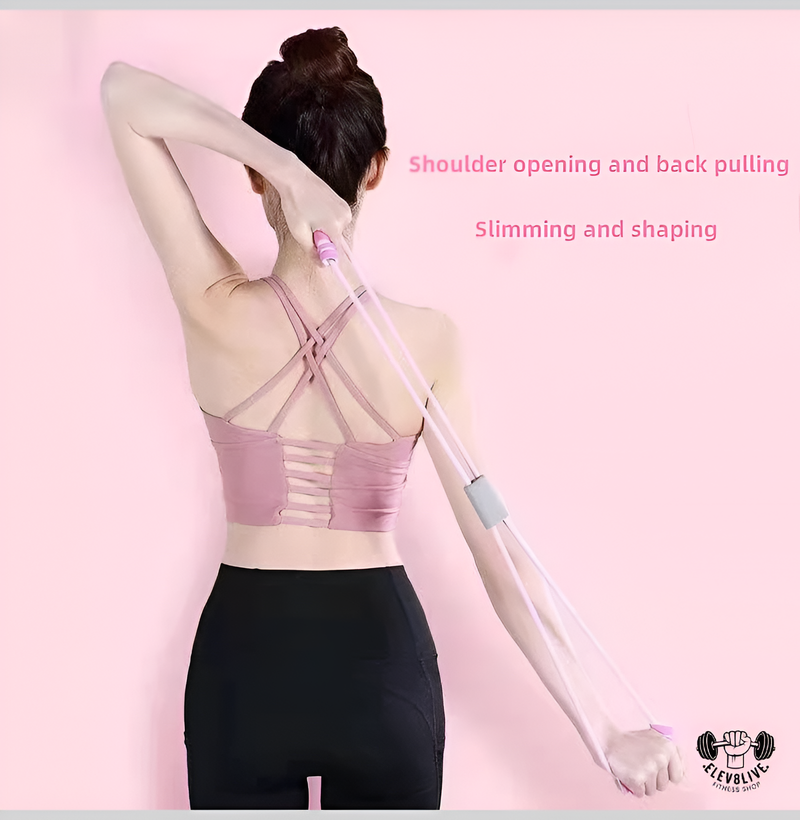 Resistance Bands with Foam Handles – Home Workout & Yoga Fitness Accessories