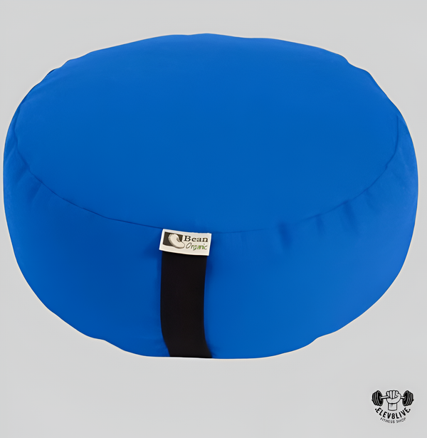 Zafu Meditation Cushion – Organic Cotton & Buckwheat, Handcrafted in USA