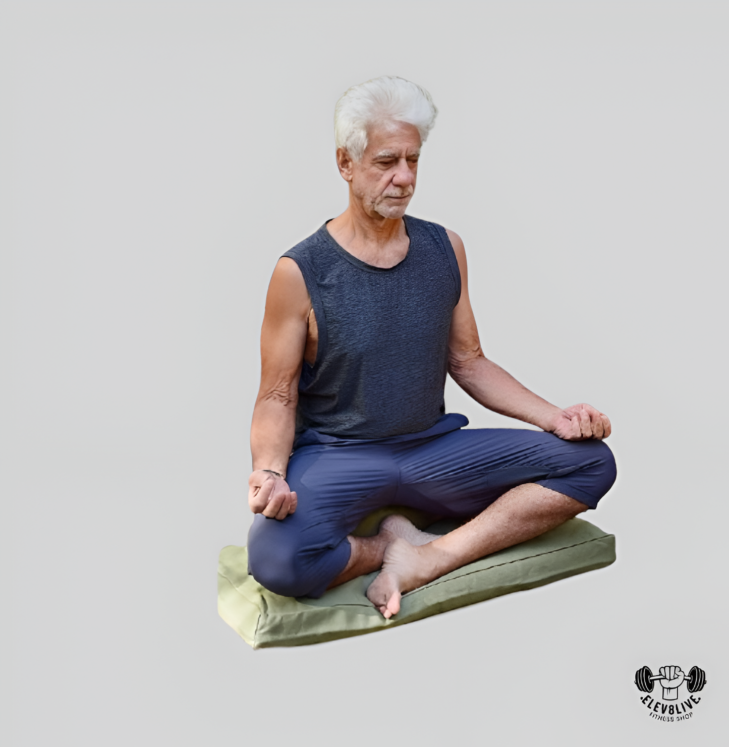 Zafu Meditation Cushion – Organic Cotton & Buckwheat, Handcrafted in USA