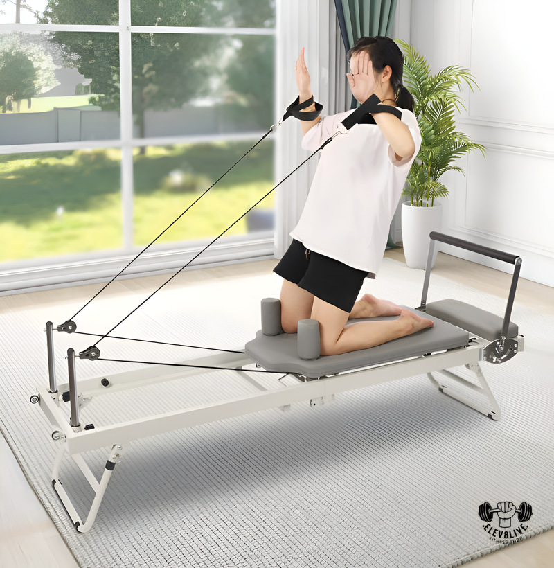 Foldable Pilates Reformer Machine – Home Pilates Equipment