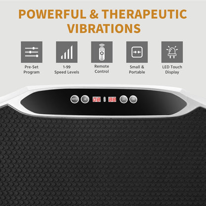 Atom Vibration Plate Exercise Machine – Full Body Workout - elev8life