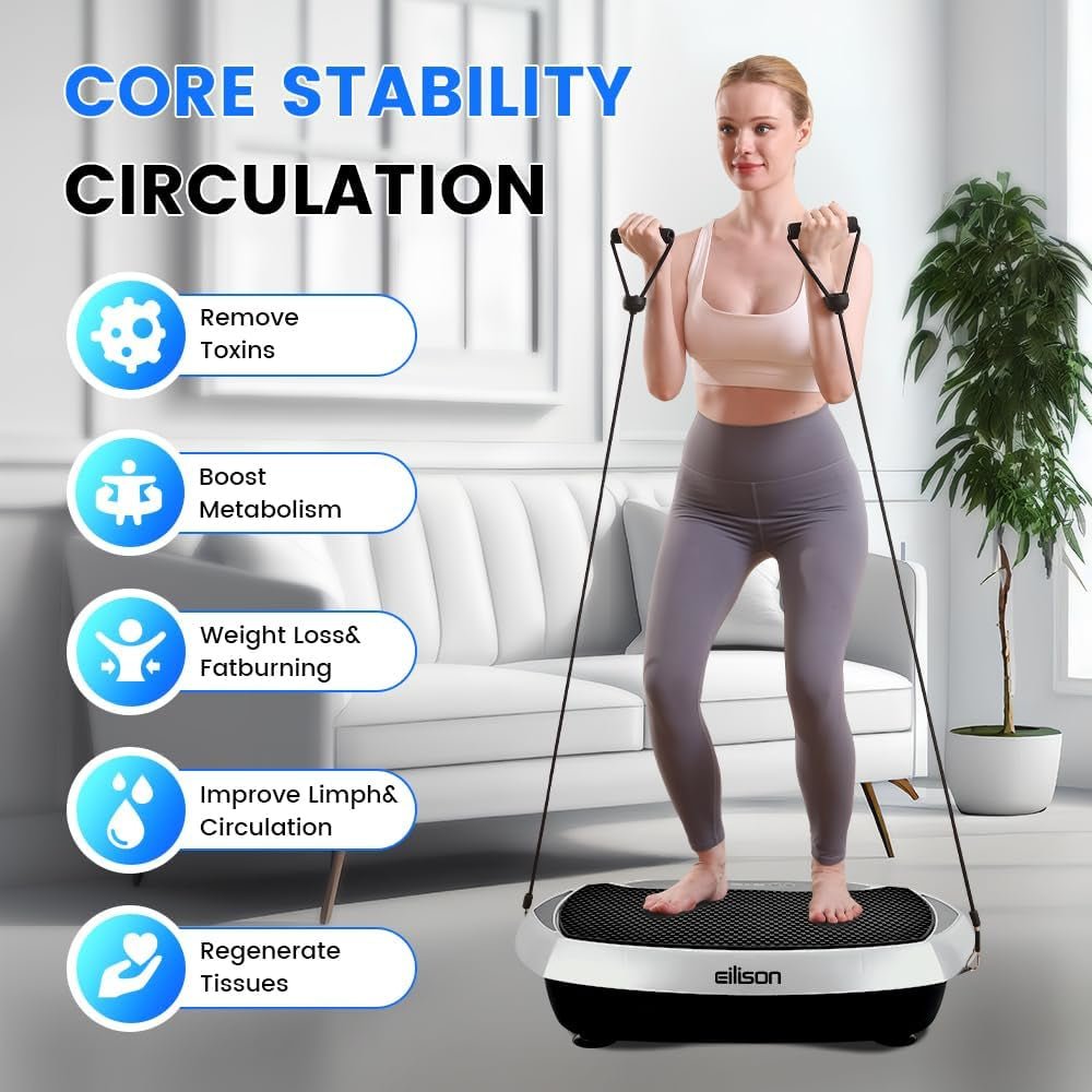 Atom Vibration Plate Exercise Machine – Full Body Workout - elev8life