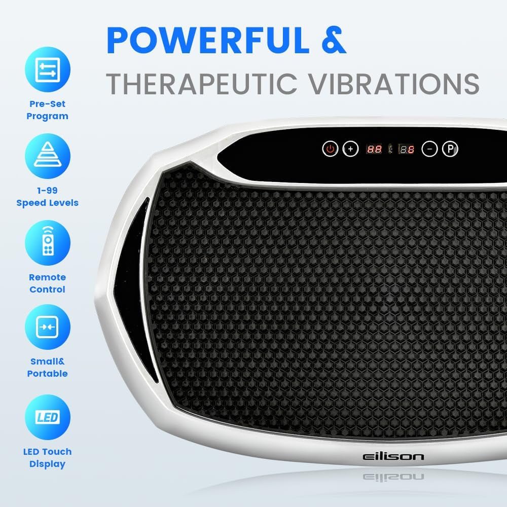 Atom Vibration Plate Exercise Machine – Full Body Workout - elev8life