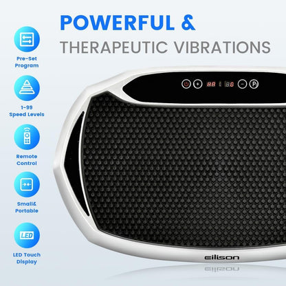 Atom Vibration Plate Exercise Machine – Full Body Workout - elev8life