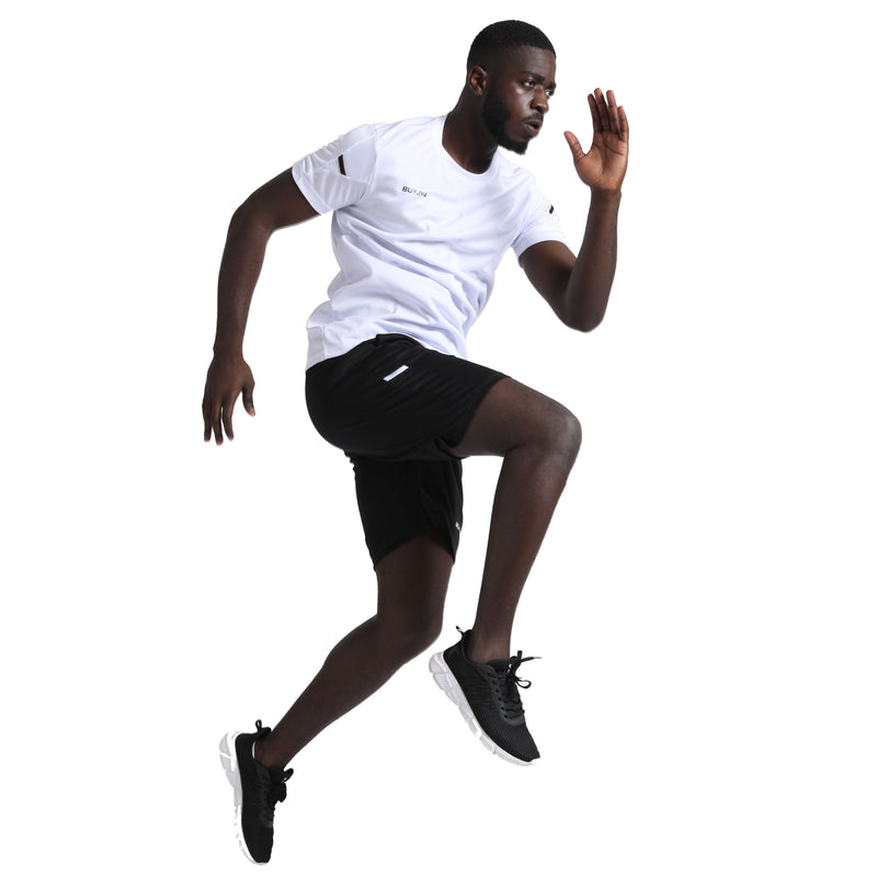 3Pack Men'S Workout Set Gym Clothes Active Shorts Shirt Set for Running Basketball Football and Daily Life,Size S-3XL