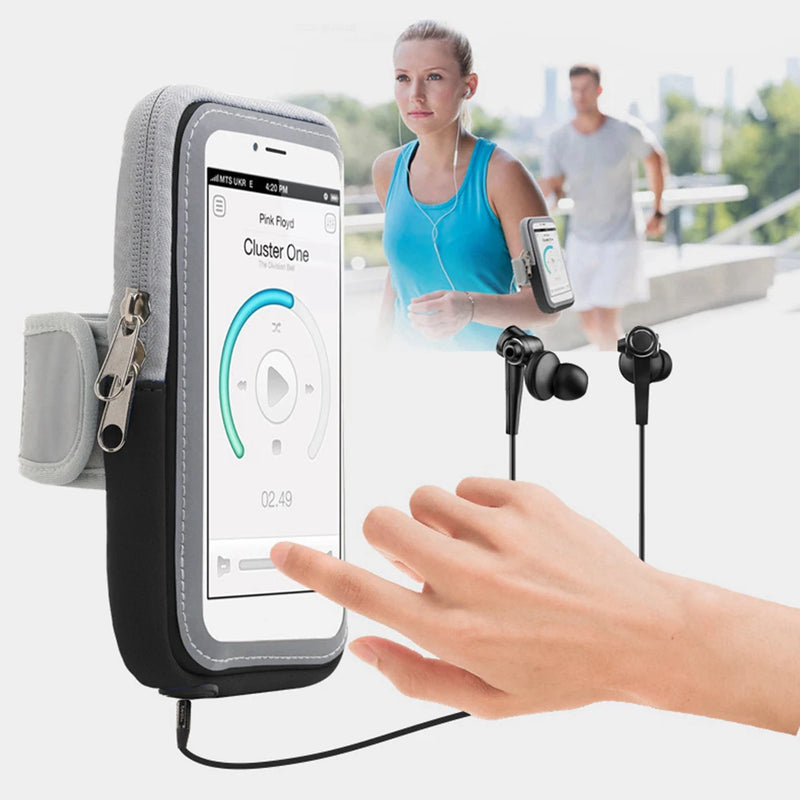 Running Jogging Touch Screen Arm Case Mobile Phone Pouch Bag Fitness Accessories