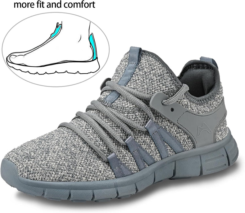 Running Shoes Lightweight Tennis Shoes Non Slip Gym Workout Shoes Breathable Mesh Walking Sneakers