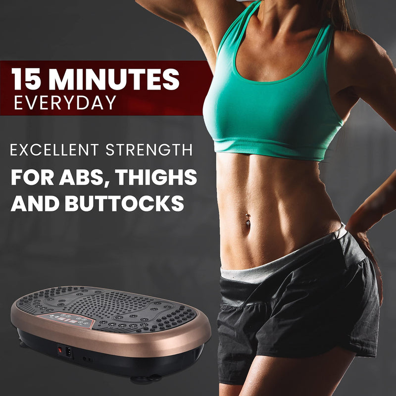 FitPro Vibration Plate Exercise Machine – Full Body Workout - elev8life