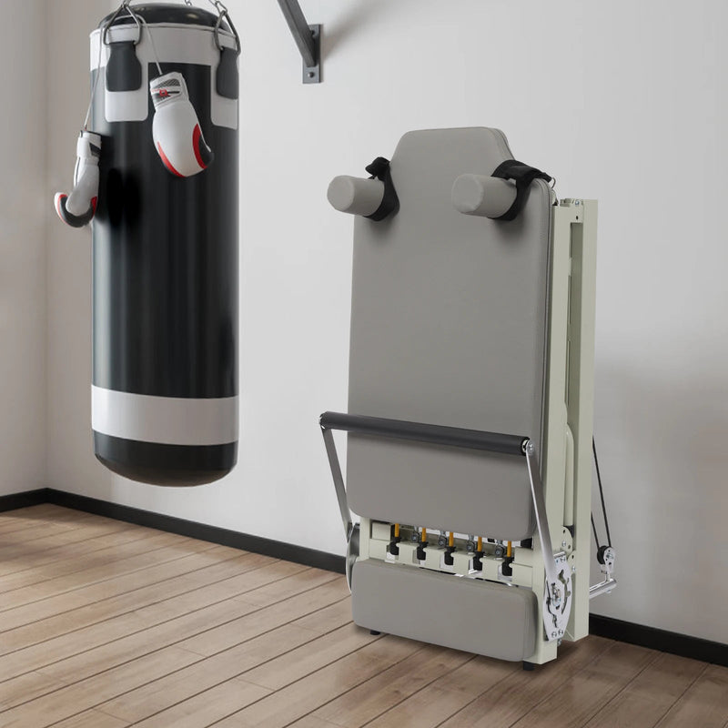 Foldable Pilates Reformer Machine – Home Pilates Equipment - elev8life