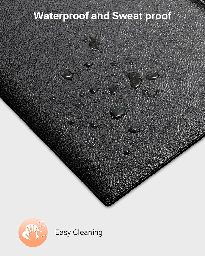 Foldable Treadmill Mat, Exercise Bike Mats for Home Gym Workout, Waterproof Non - Slip Exercise Equipment Mat Floor Protector for Indoor Cycles, Rowing Machine, Elliptical - elev8life