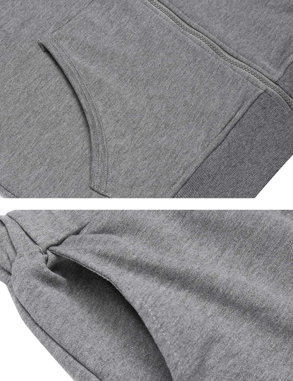 Men’s 2 Piece Sweatsuit – Full Zip Hoodie & Sweatpants Tracksuit (S–4XL) - elev8life