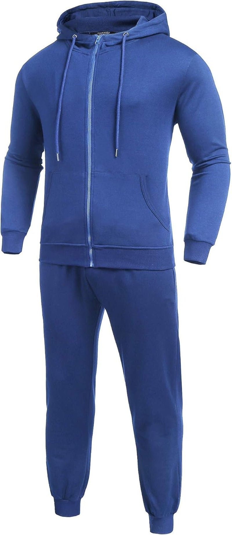 Men’s 2 Piece Tracksuit Set – Full Zip Hoodie & Sweatpants (S–4XL) - elev8life