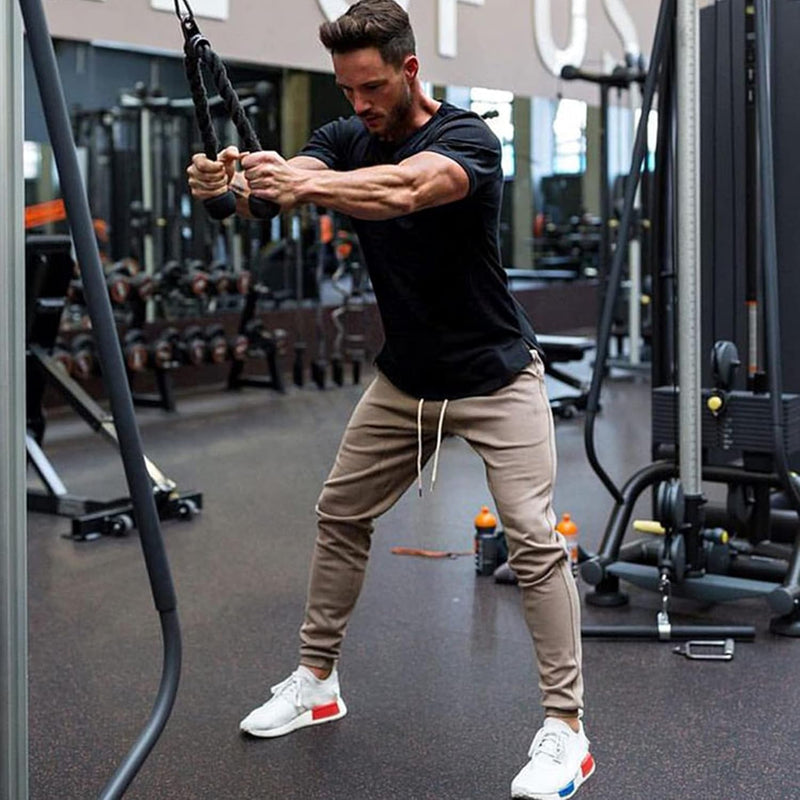 Men'S 3 Pack Workout T Shirts Short Sleeve Gym Bodybuilding Muscle Shirt Base Layer Fitness Tee Tops - elev8life