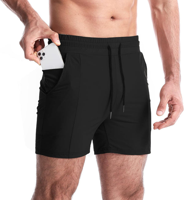 Men'S Athletic Gym Shorts Workout Short Shorts Running Shorts Bodybuilding Short - elev8life