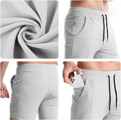 Men'S Athletic Gym Shorts Workout Short Shorts Running Shorts Bodybuilding Short - elev8life