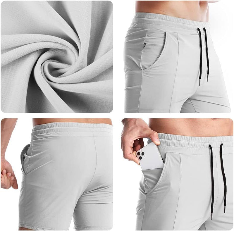 Men'S Athletic Gym Shorts Workout Short Shorts Running Shorts Bodybuilding Short - elev8life