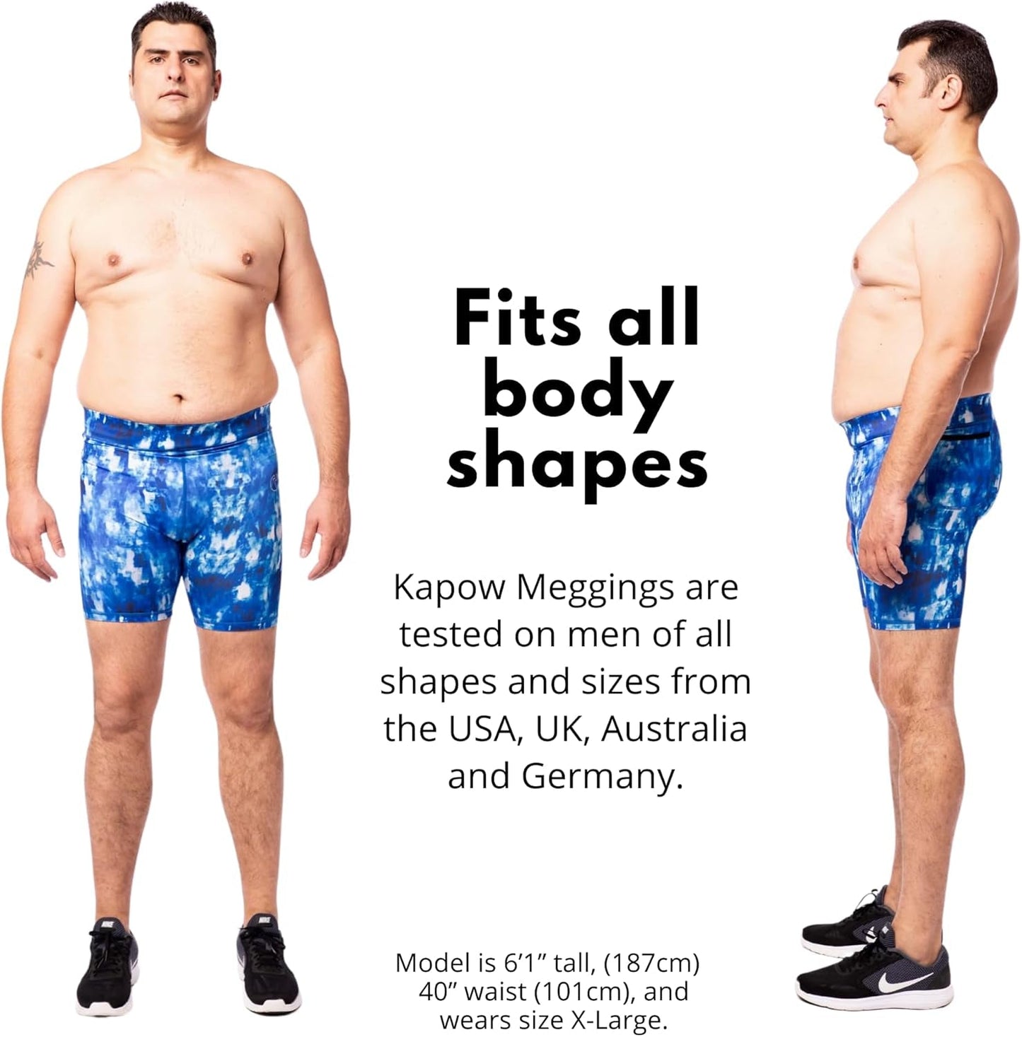 Men'S Compression Shorts with Pockets (Blizzard, Large) - elev8life