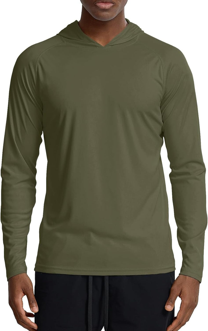 Men'S Lightweight Pullover Hoodie - Hooded Long Sleeve Workout Shirts - elev8life