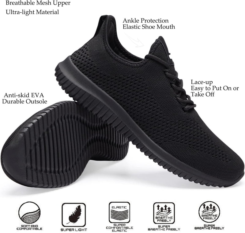 Men’s Running Shoes – Lightweight Walking Trainers for Gym & Outdoor - elev8life
