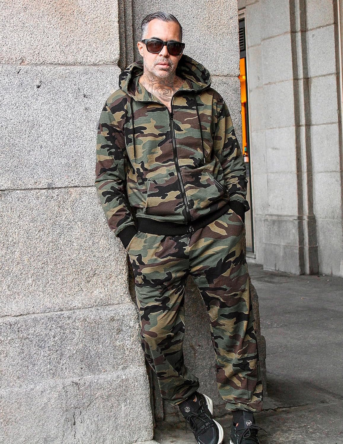 Men’s Sweatsuit 2 Piece Tracksuit – Full Zip Hoodie & Sweatpants - elev8life