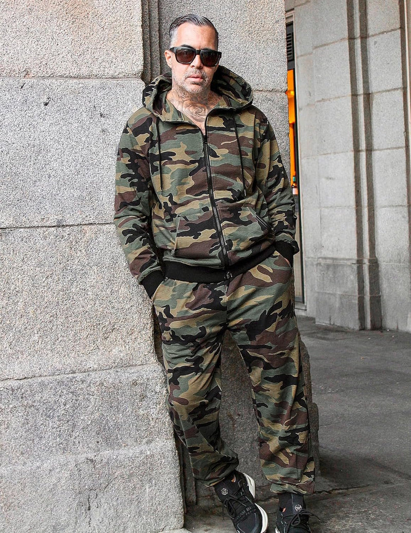 Men’s Sweatsuit 2 Piece Tracksuit – Full Zip Hoodie & Sweatpants - elev8life