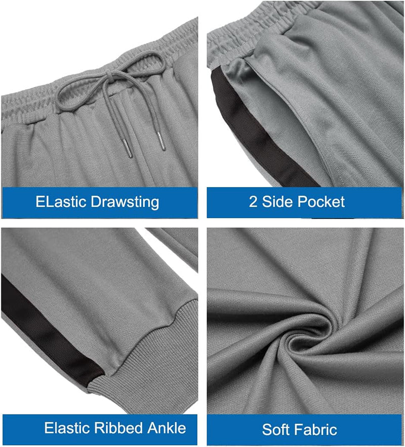 Men’s Tracksuit 2 Piece Set – Full Zip Athletic Jogging Suit - elev8life