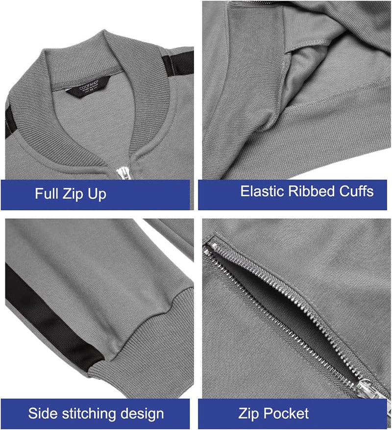 Men’s Tracksuit 2 Piece Set – Full Zip Athletic Jogging Suit - elev8life