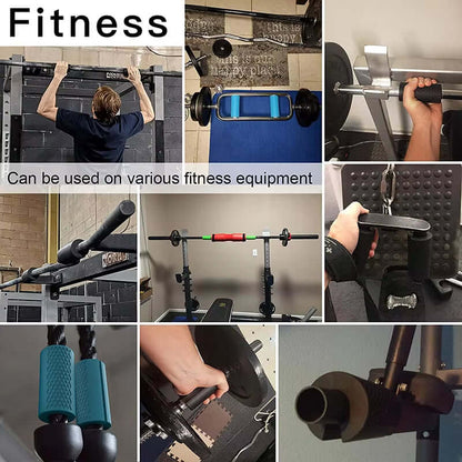 Portable Barbell & Dumbbell Booster Grips – Fitness Accessory