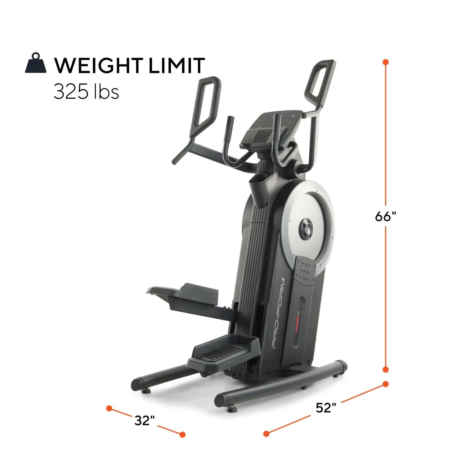PFEL07523 Trainer Elliptical Machine with Built - In Speakers - elev8life