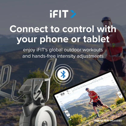 PFEL07523 Trainer Elliptical Machine with Built - In Speakers - elev8life