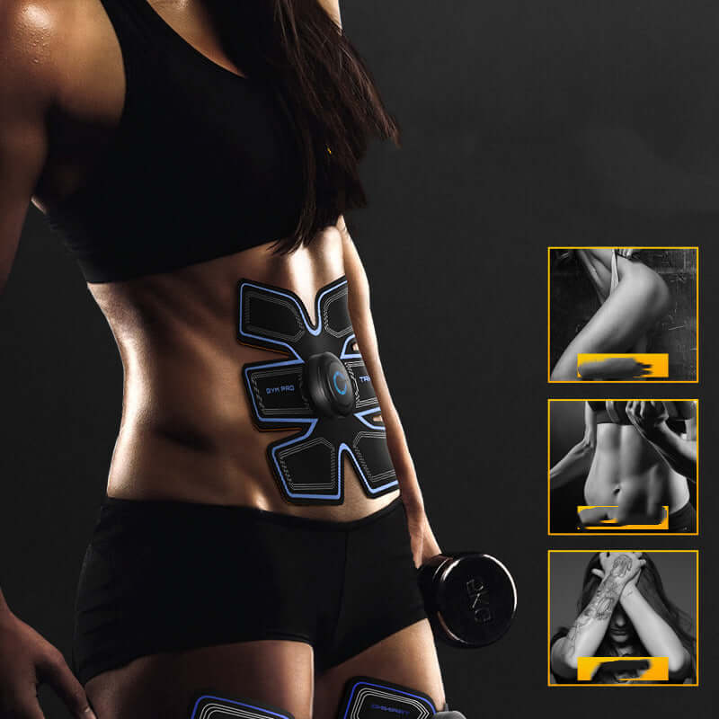 Premium Ems Muscle Stimulator Abdominal Toning Belt Muscle Toner Abs Trainer - elev8life