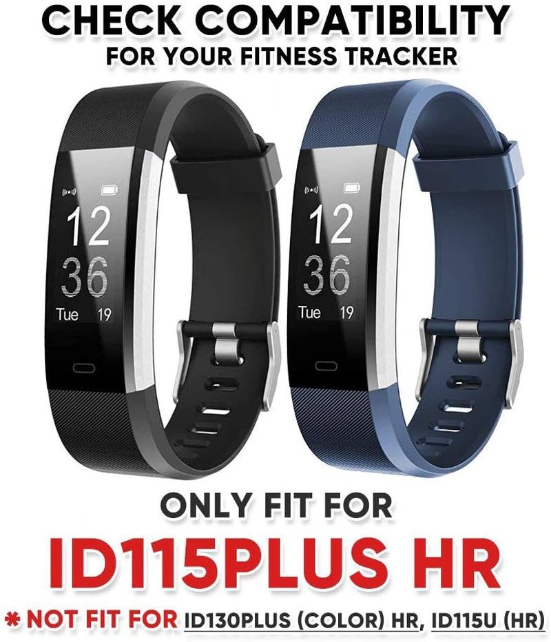 Replacement Bands for Veryfit Pro Id115Plus HR Fitness Tracker - elev8life