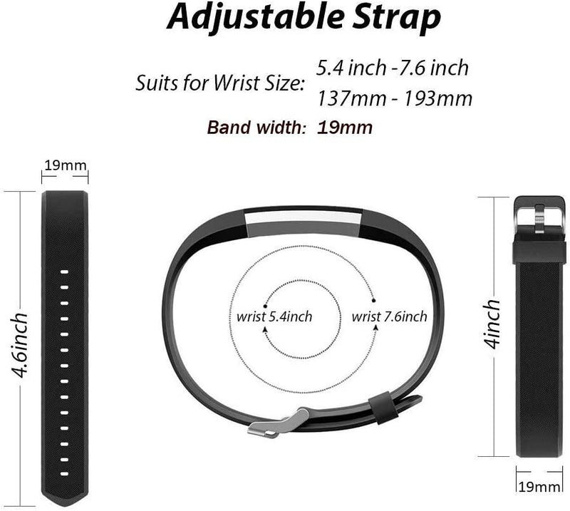 Replacement Bands for Veryfit Pro Id115Plus HR Fitness Tracker - elev8life